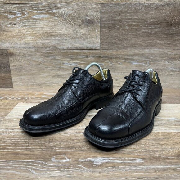 Belvedere Studio Bay Bridge Pebbled Leather Oxfords Men s Size 10D - Picture 1 of 6